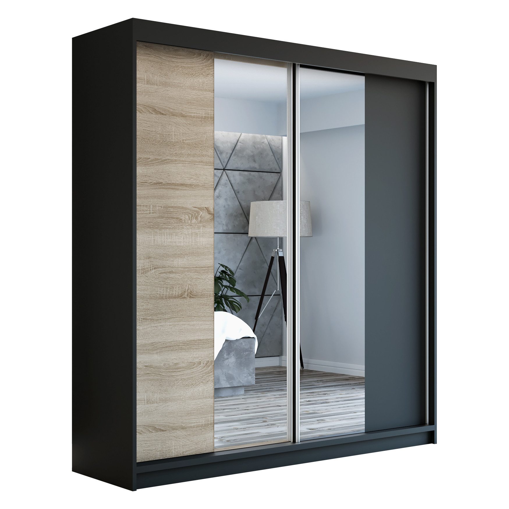 A&J MöbelLand GmbH Schwebetürenschrank NEO 180 günstig online kaufen