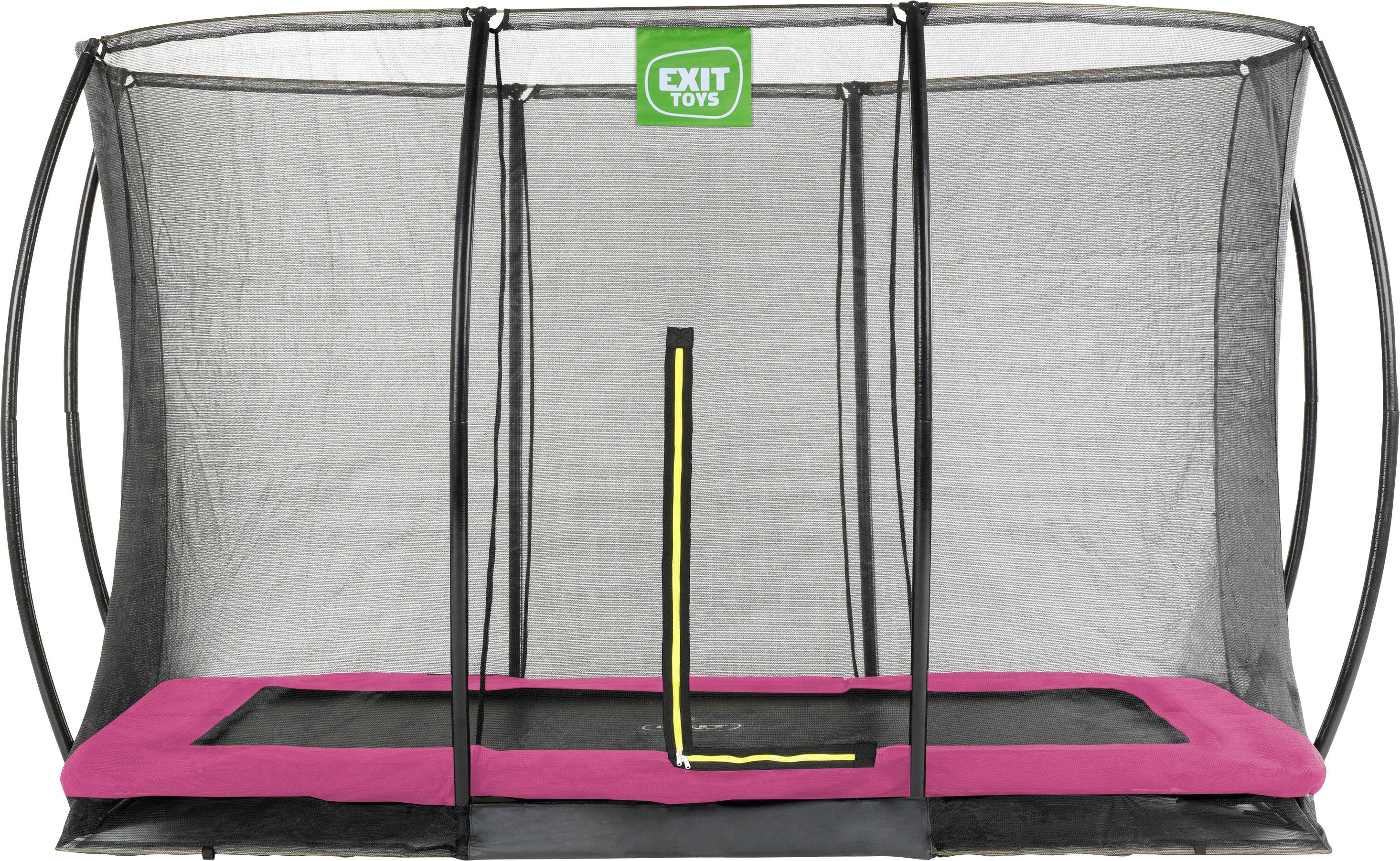 EXIT Bodentrampolin Silhouette Ground, mit Sicherheitsnetz
