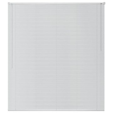 Rollo Fensterjalousien Aluminium 140x160 cm Weiß, vidaXL