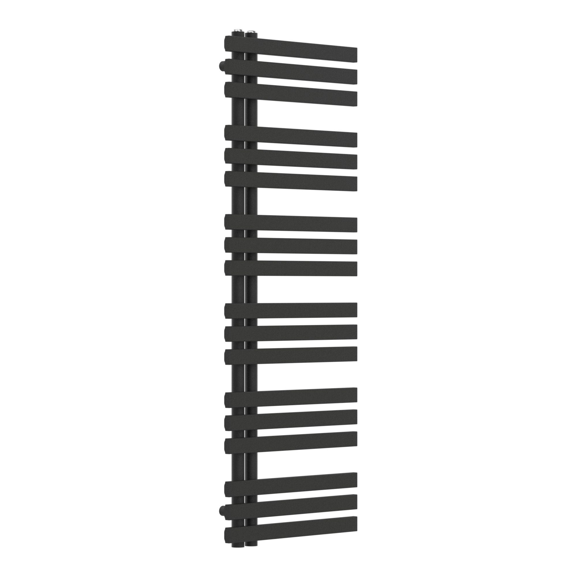 neu.haus Badheizkörper, »Slidre« Handtuchheizkörper mit 18 Lamellen 140x50 cm Schwarz