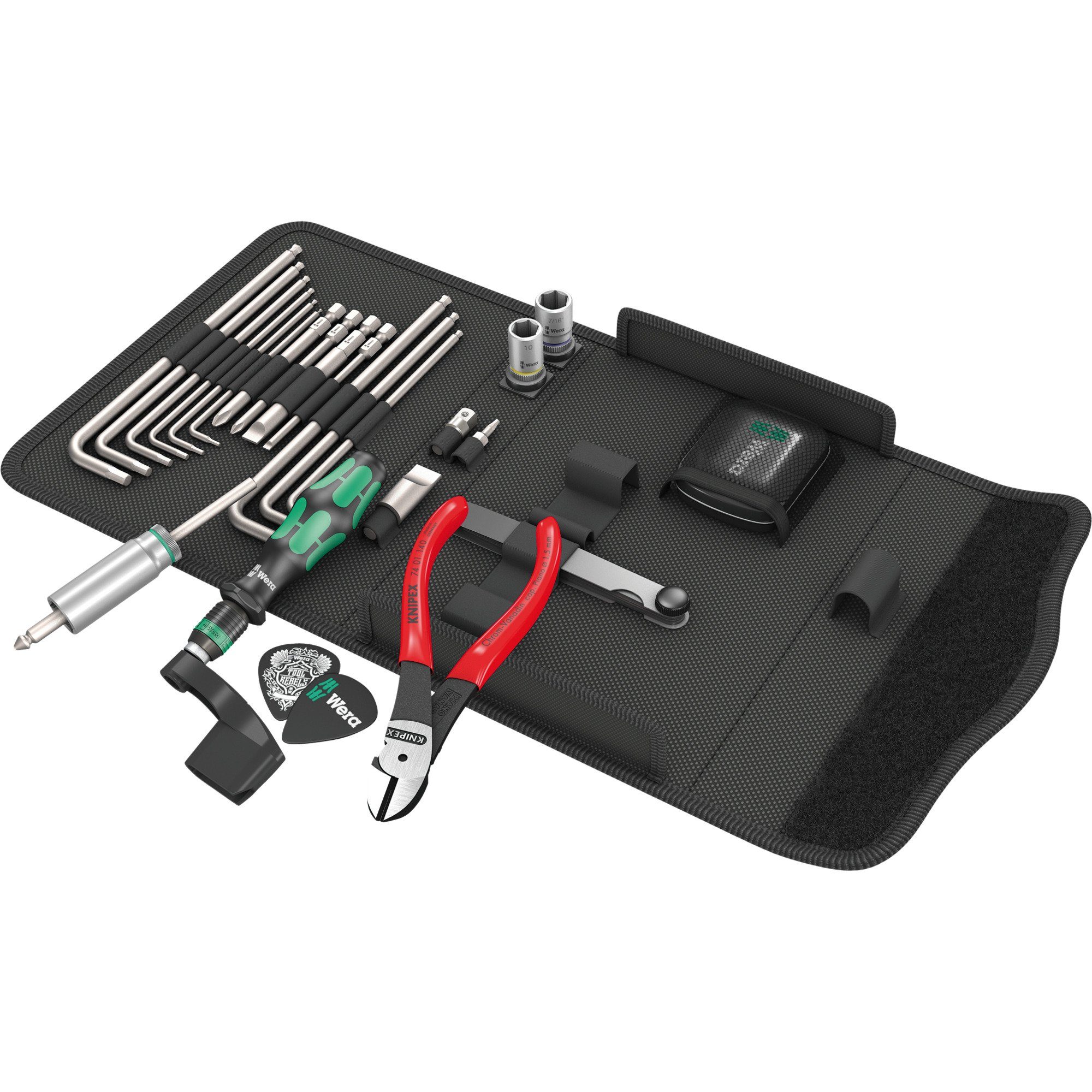 Werkzeugset Wera Gitarren-Werkzeug-Set 9100 Kraftform Kompakt