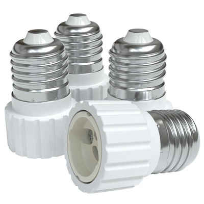EAZY CASE Лампыfassung Лампыsockel Sets E27 auf GU10 Adapter Fassung Lampe Stecker Glühbirne, (Spar-Set), Лампыadapter E27 zu GU10 Adapter Лампы LED Halogen Energiesparlampen