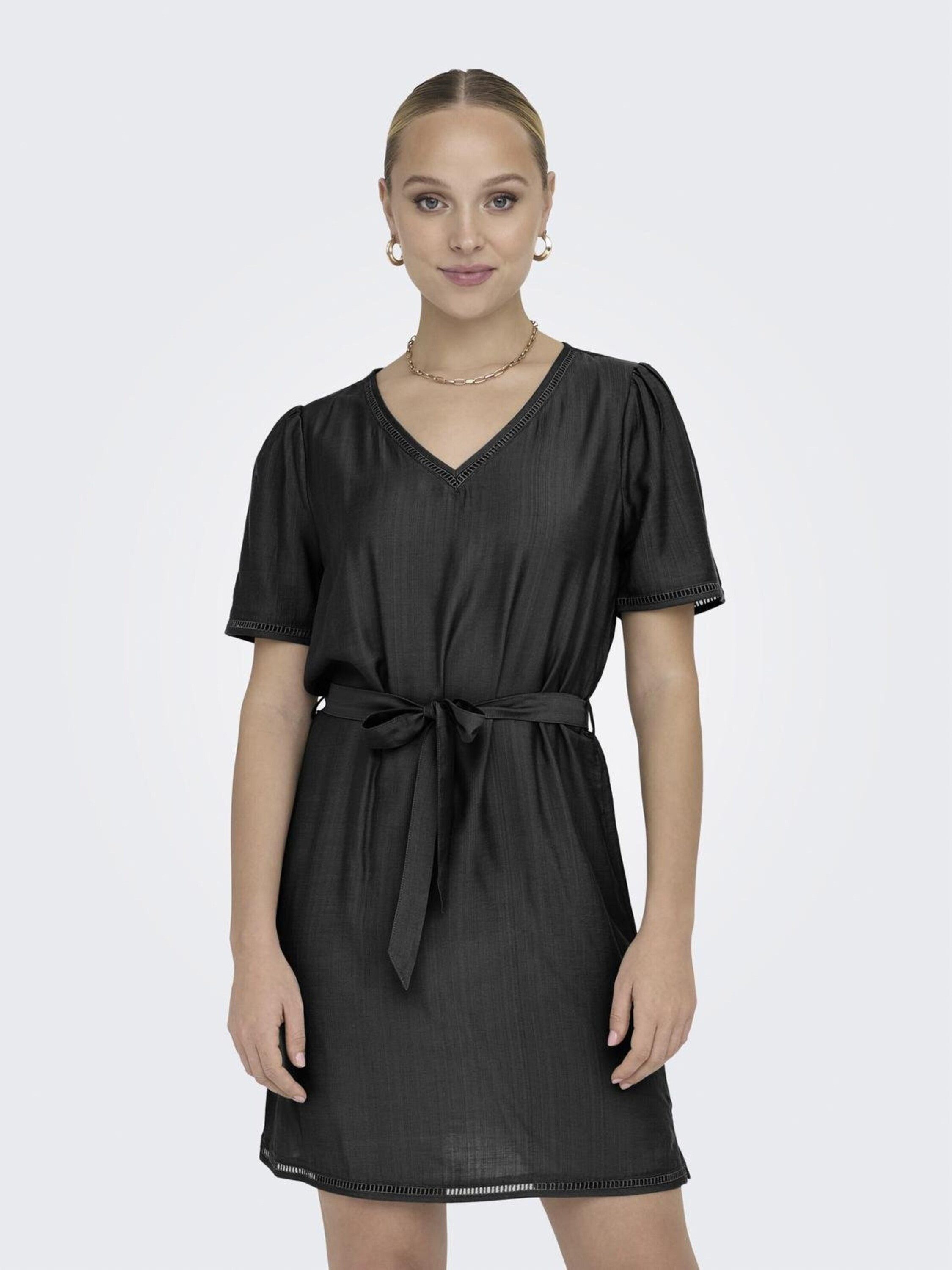 ONLY Spitzenkleid CELINE PAULA (1-tlg) Drapiert/gerafft