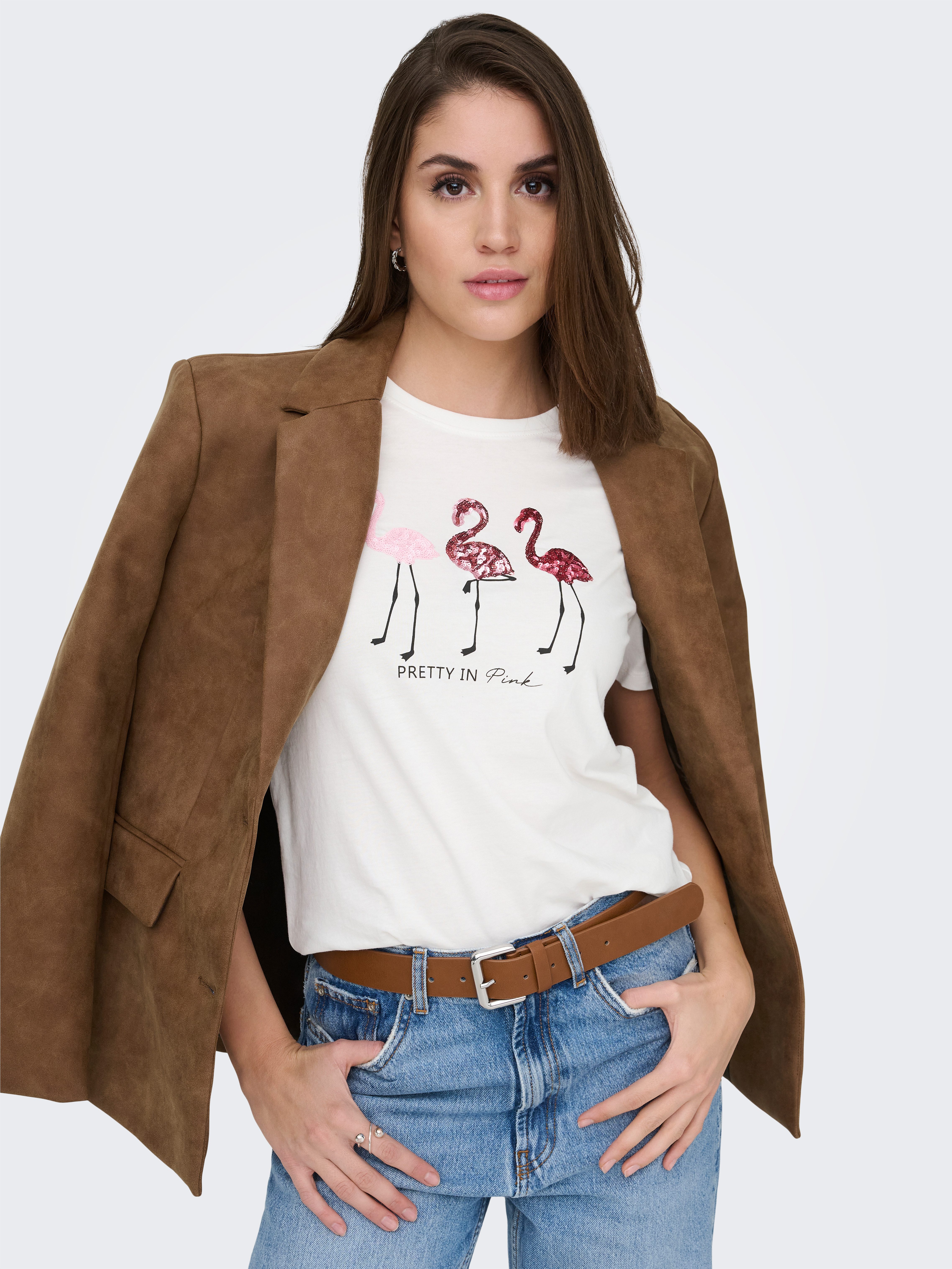 ONLY Kurzarmshirt ONLKITA S/S TEE JRS NOOS Baumwolle, regular fit günstig online kaufen