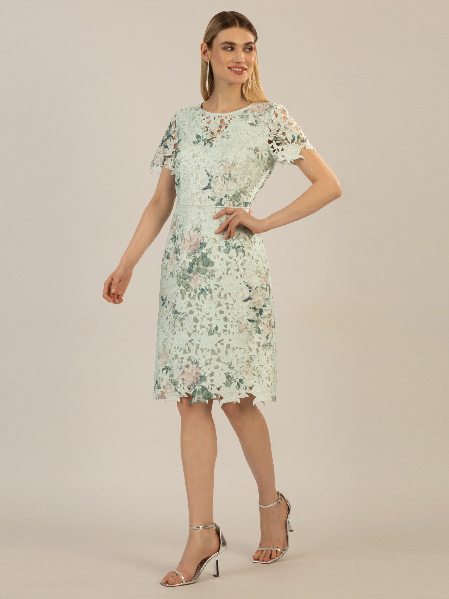 Apart Abendkleid aus Spitze allover bedruckt günstig online kaufen
