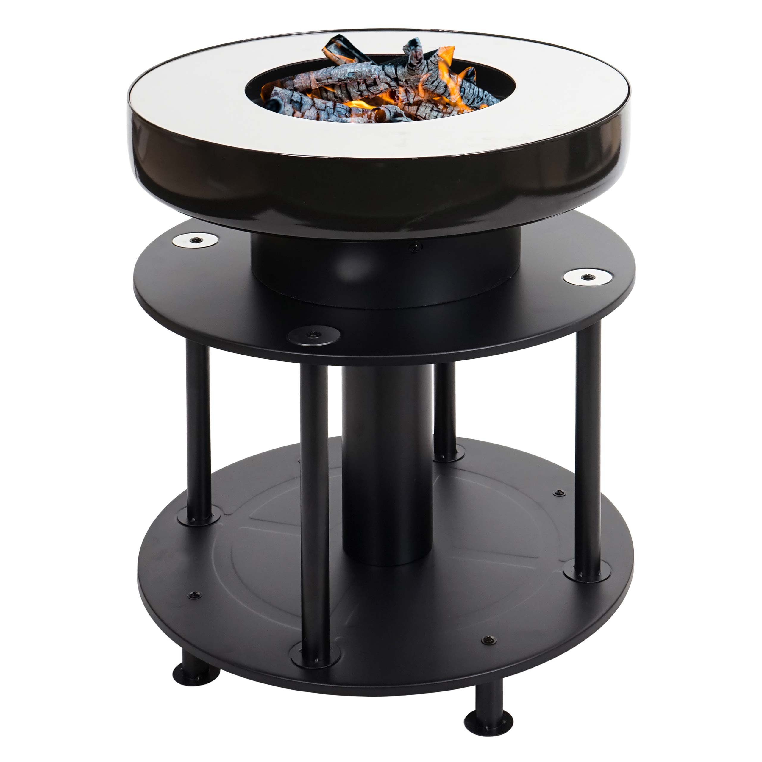 MCW Feuerschale MCW-K95, Abnehmbare Grillplatte