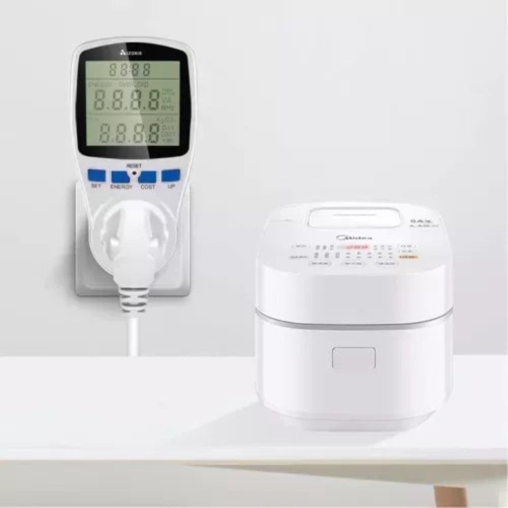 IZOXIS Energiekostenmessgerät Strommessgerät Digitaler Energieverbrauchszäh günstig online kaufen