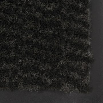 Fußmatte Schmutzfangmatte Rechteckig Getuftet 60x90 cm Schwarz, vidaXL, Rechteck, Höhe: 0 mm