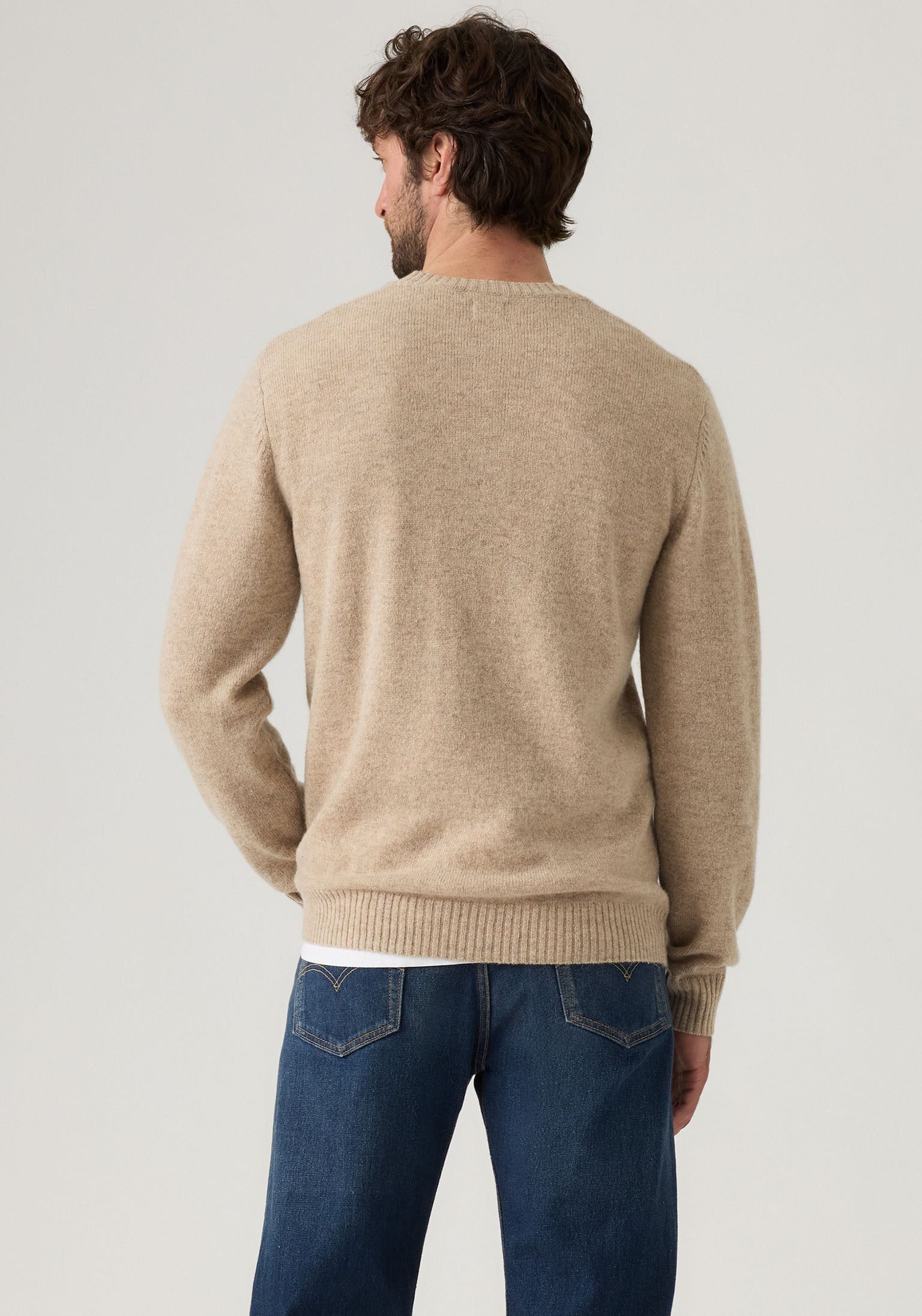 Levi's® Wollpullover ORIGINAL HM SWEATER klassische Rundhalsform
