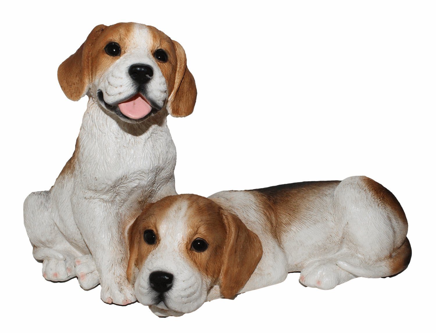 britische Tierfigur Hundewelpen 20 Resin Kollektion Beagle Deko Castagna cm Castagna Hundefigur Figur aus Hund Welpen H