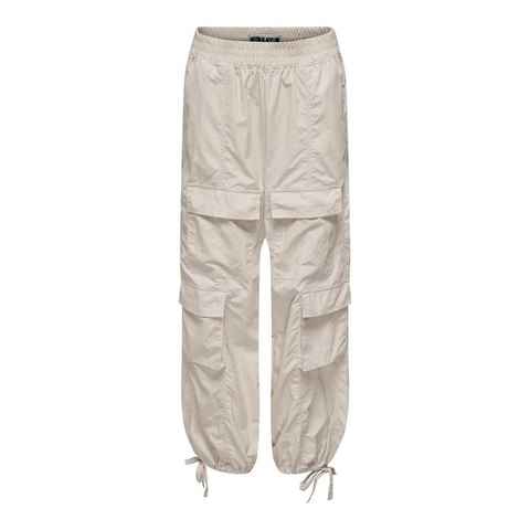 ONLY Stoffhose Cargo Stoffhose Stretch Jogger Pants ONLENIELCA 5211 in Beige