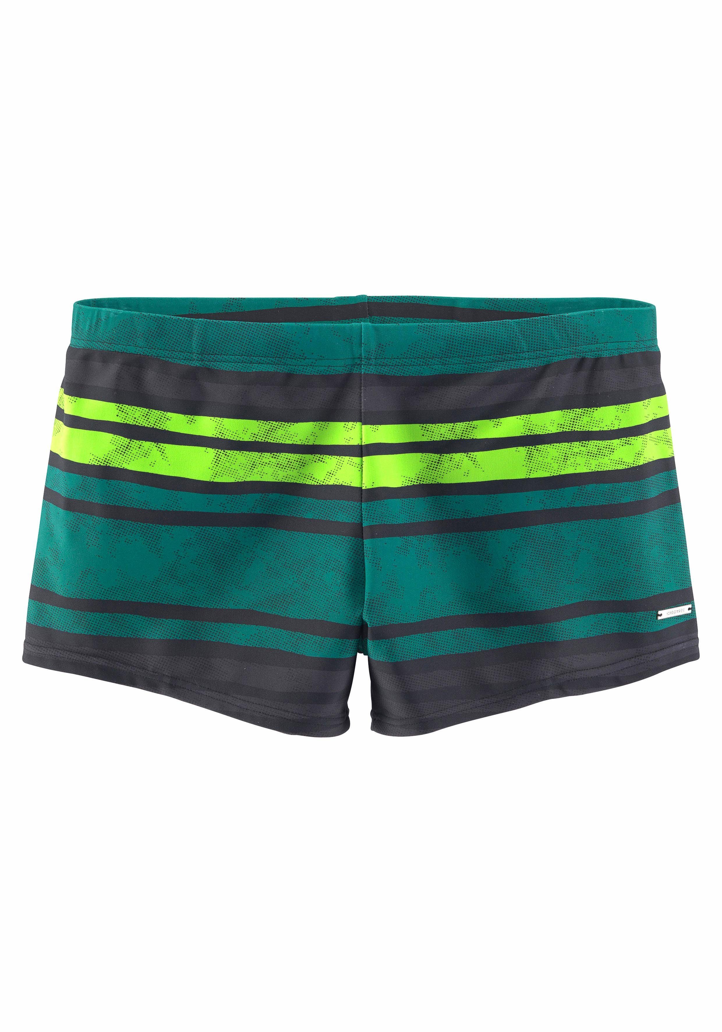 Streifendesign Chiemsee Boxer-Badehose im