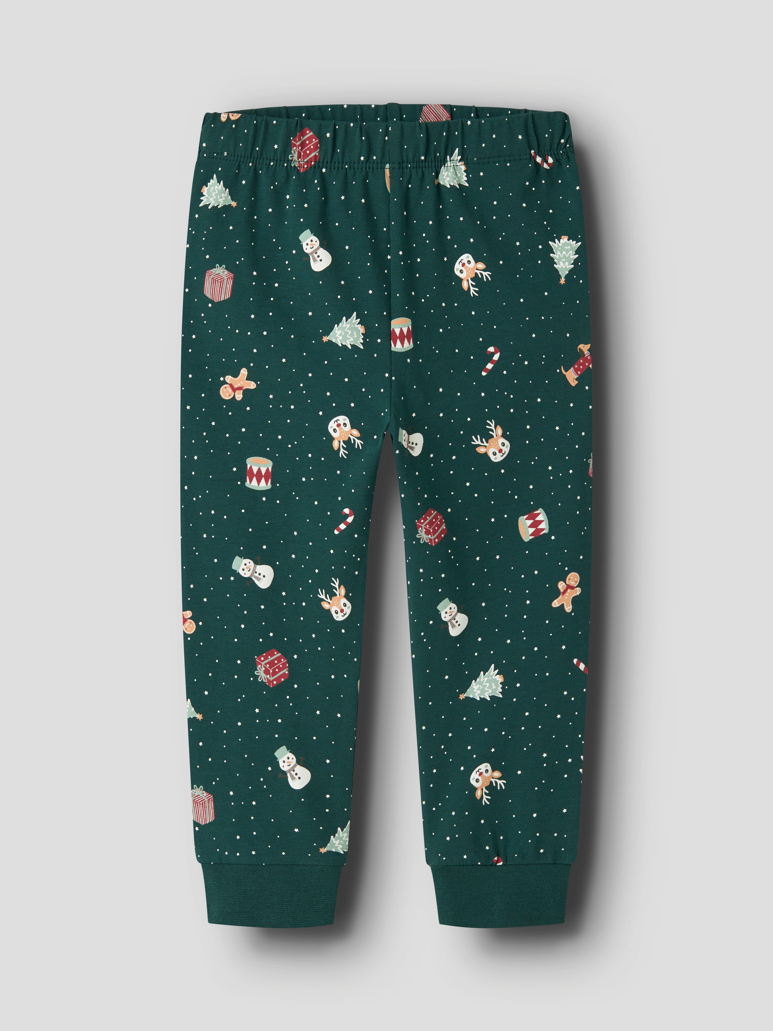 Name It Schlafanzug NMNVISMAS LS NIGHTSET (Set, 2 tlg) Weihnachten, Baumwollmischung – Bild 3 von 5