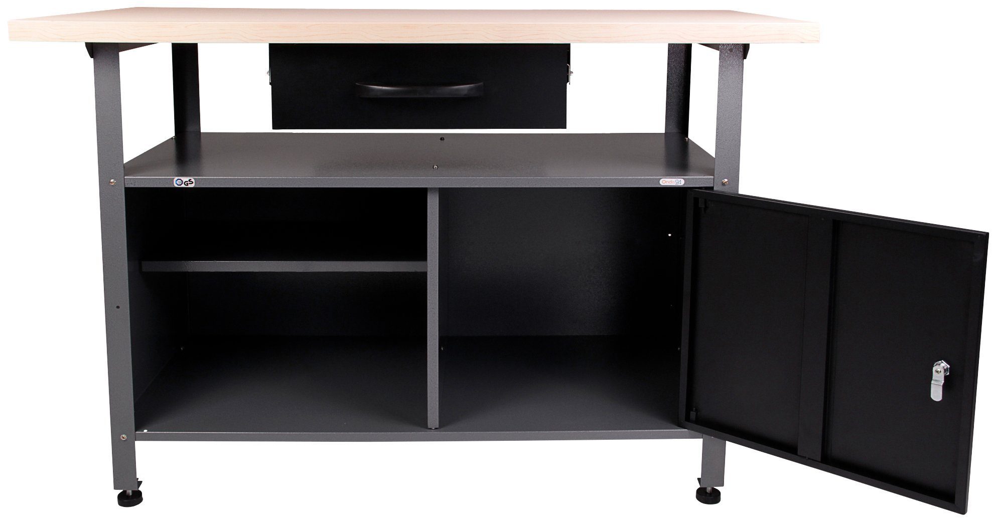 ONDIS24 Werkbank Klaus, (Set), höhenverstellbar, ca. 120 x 60 x 85 cm günstig online kaufen