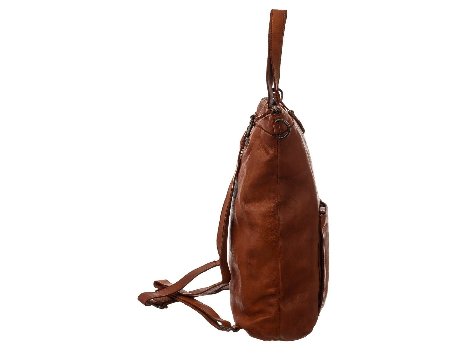 Casual Herakles Cognac HARBOUR Cool Rucksack, 2nd Daypack Backpack-Style Ankeranhänger