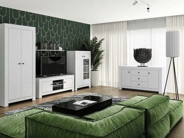 99rooms Lowboard Triss Silbergrau (TV-Kommode, TV-Schrank), Design