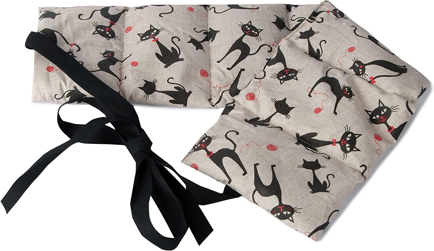 Giraffenland Wärmekissen Rapssamenkissen 7-Kammer mit Band 65x15cm - Wärmekissen Körnerkissen, Wärmekissen>Mikrowelle/Backofen, Kältekissen>Kühlschrank/Gefriertruhe