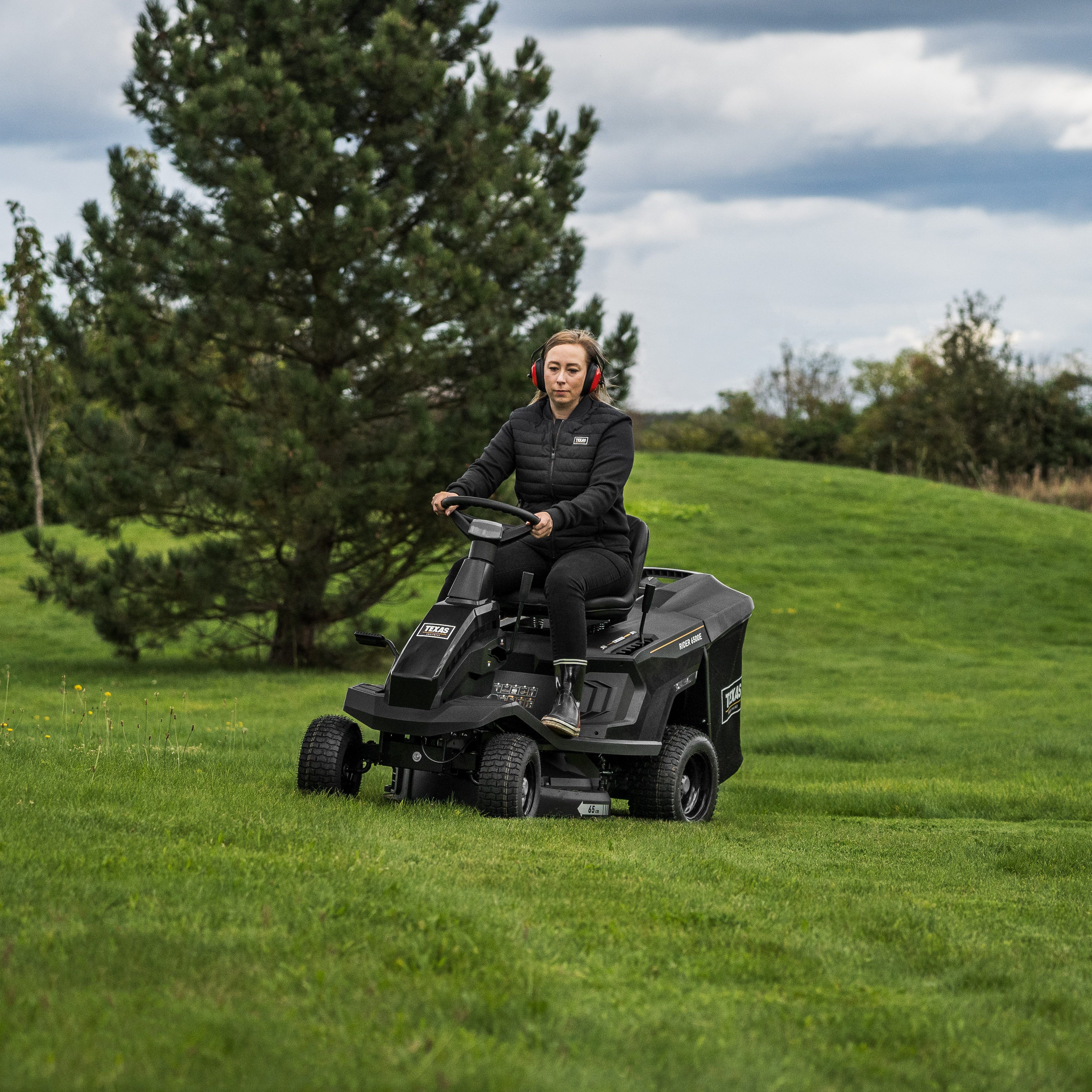 Texas Rasentraktor Rider 6500E, 65 cm Schnittbreite, 4,5 kW (6,0 PS) Leistung