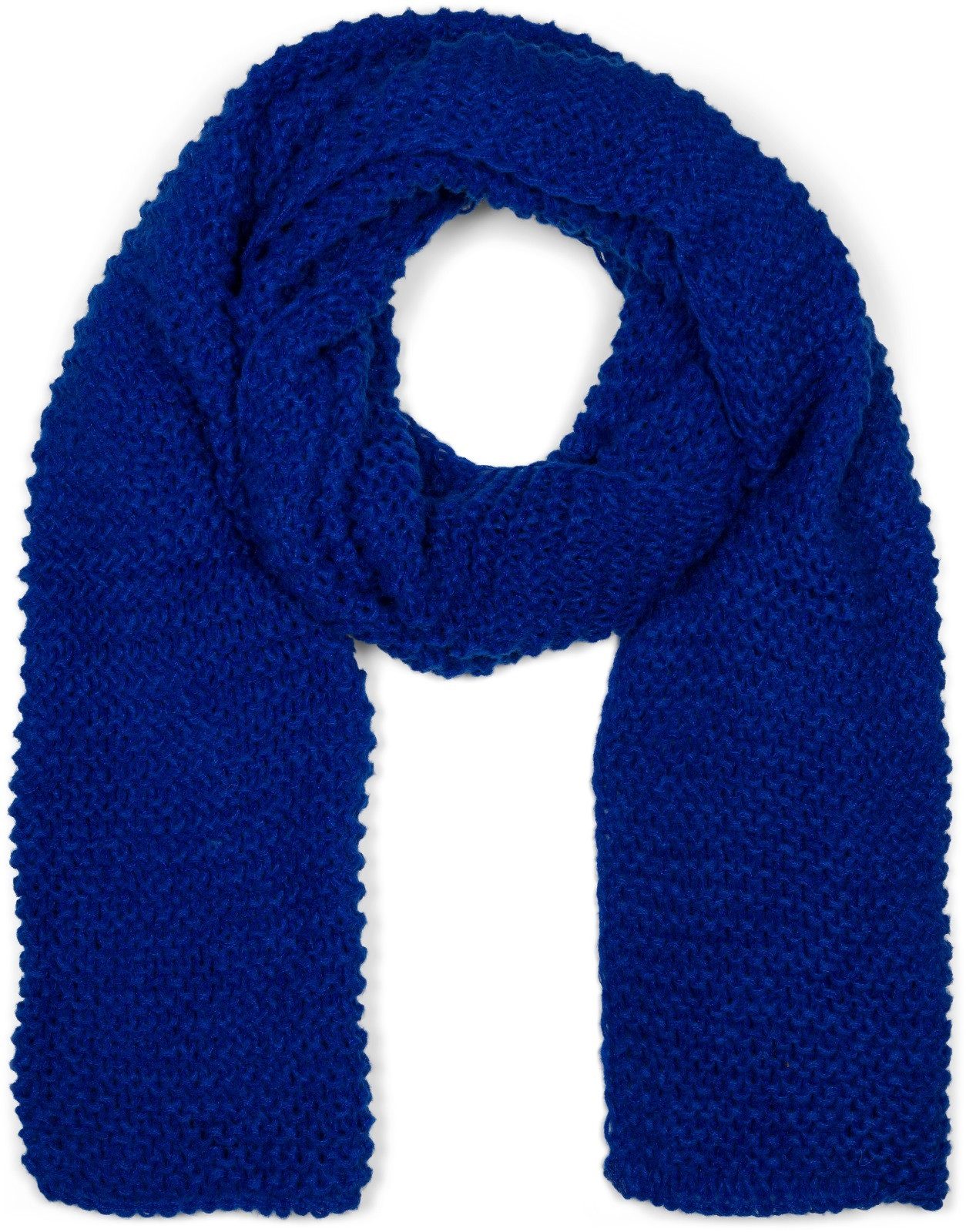 styleBREAKER Strickschal Langer Strick Schal mit Wellen Strickmuster, (1-St)