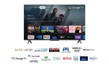 TCL 43QLED770X1 QLED-Fernseher (108,00 cm/43 Zoll, 4K Ultra HD, Google TV)