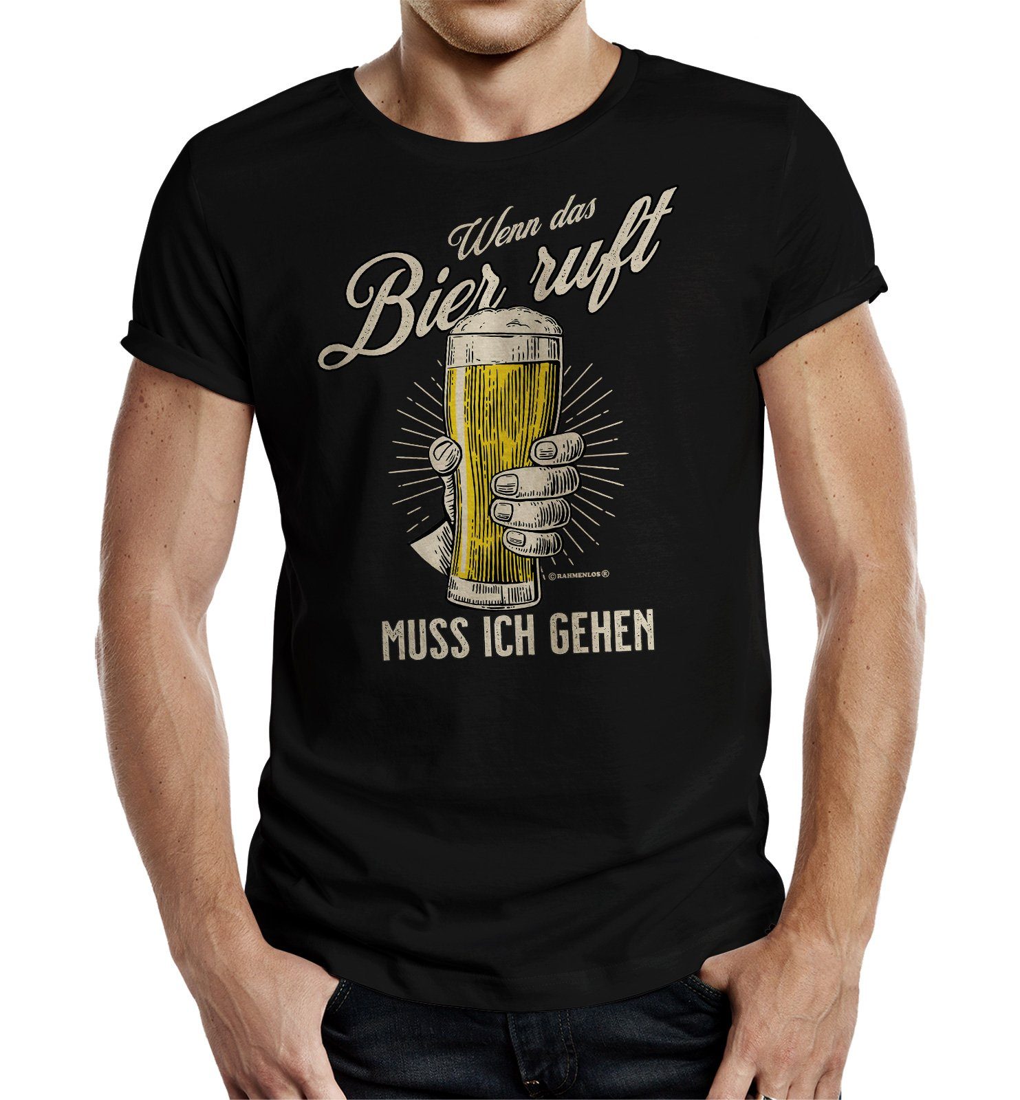 T-Shirt Das Party Geschenk für Männer: Wenn das Bier ruft