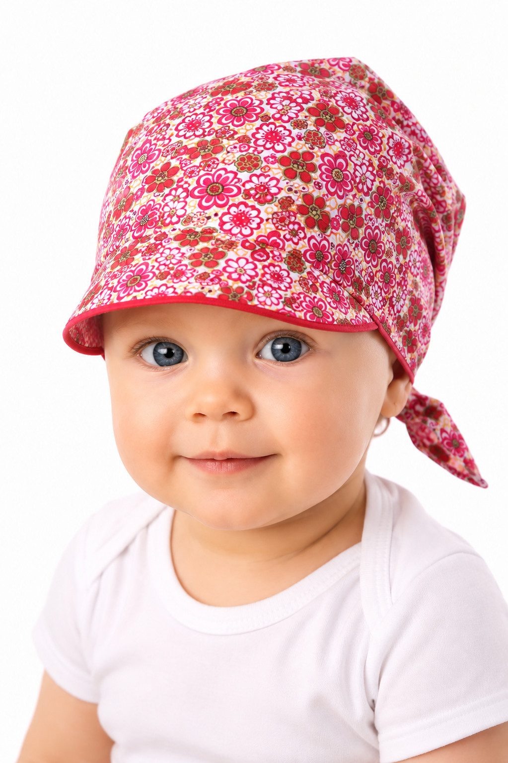 Kopftuch Kopftuch Baby Kinder Bandana Tuch mit Schirm Schirmmütze Kopfbedeckung