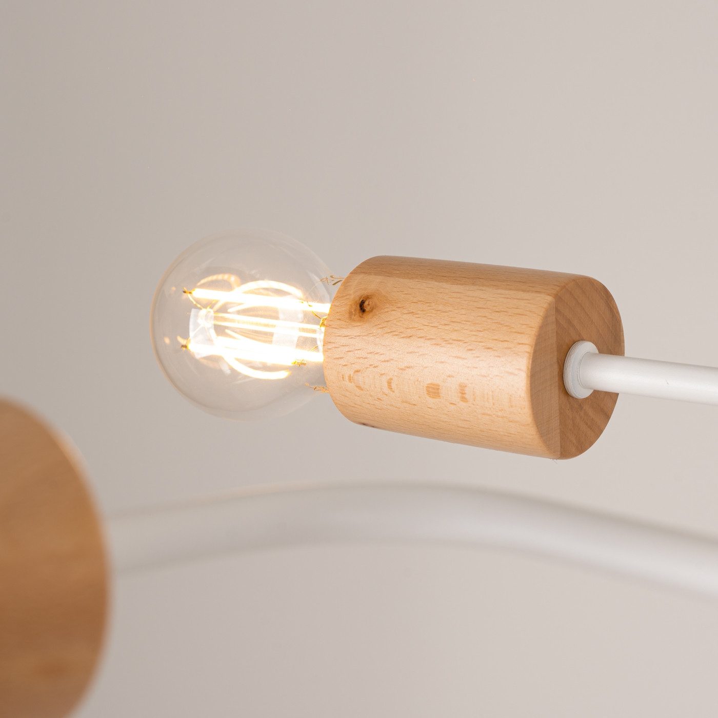 SOLLUX lighting Kronleuchter Kronleuchter Timbo 6 Weiß, Nicht enthalten