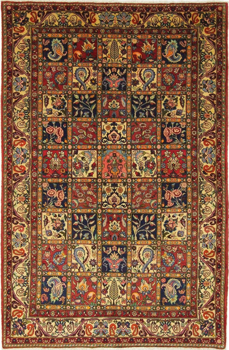 Orientteppich Bakhtiar Sherkat 159x238 Handgeknüpfter Orientteppich / Perserteppich, Nain Trading, rechteckig, Höhe: 12 mm