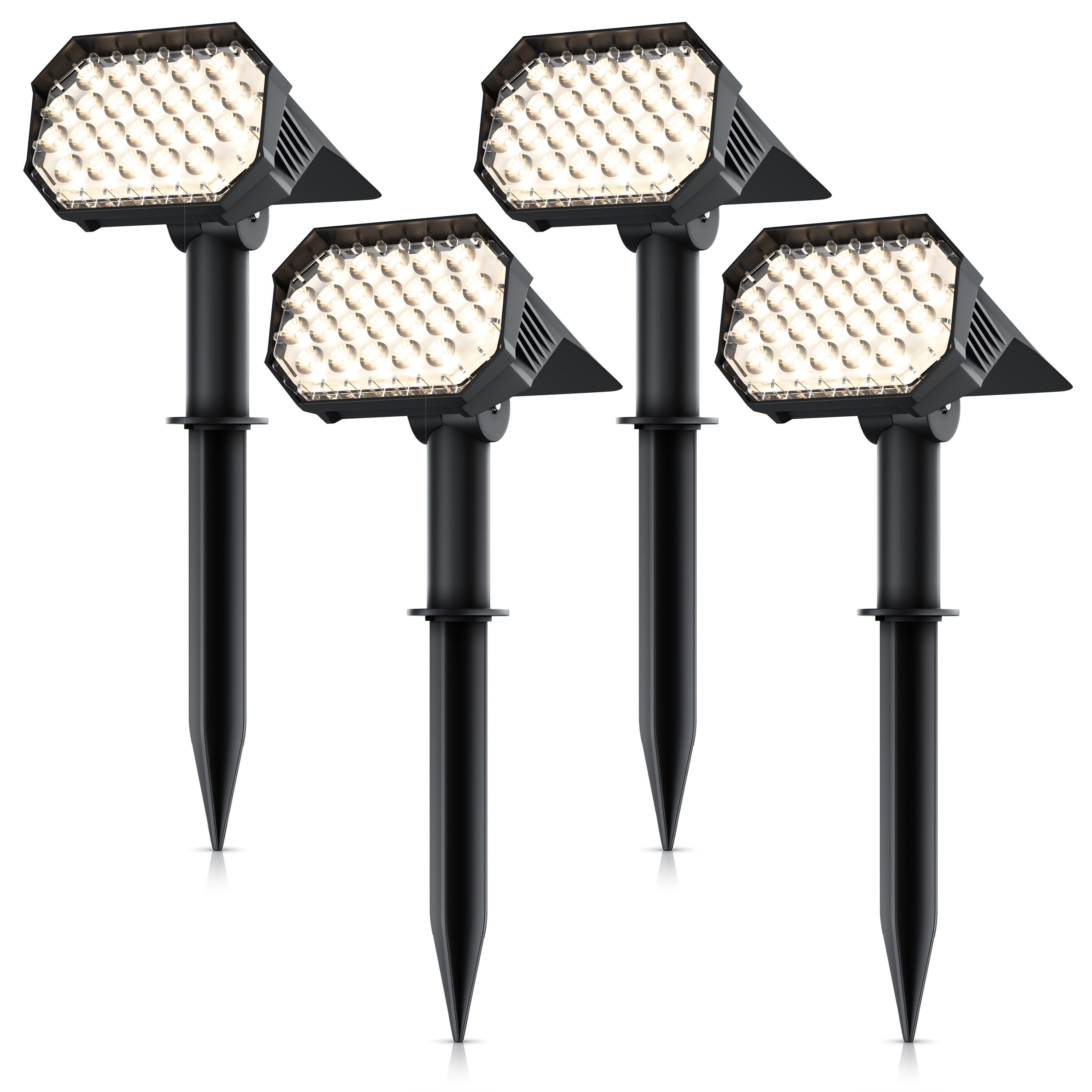 Brandson LED Gartenstrahler Solar Erdspießleuchte, Akku günstig online kaufen