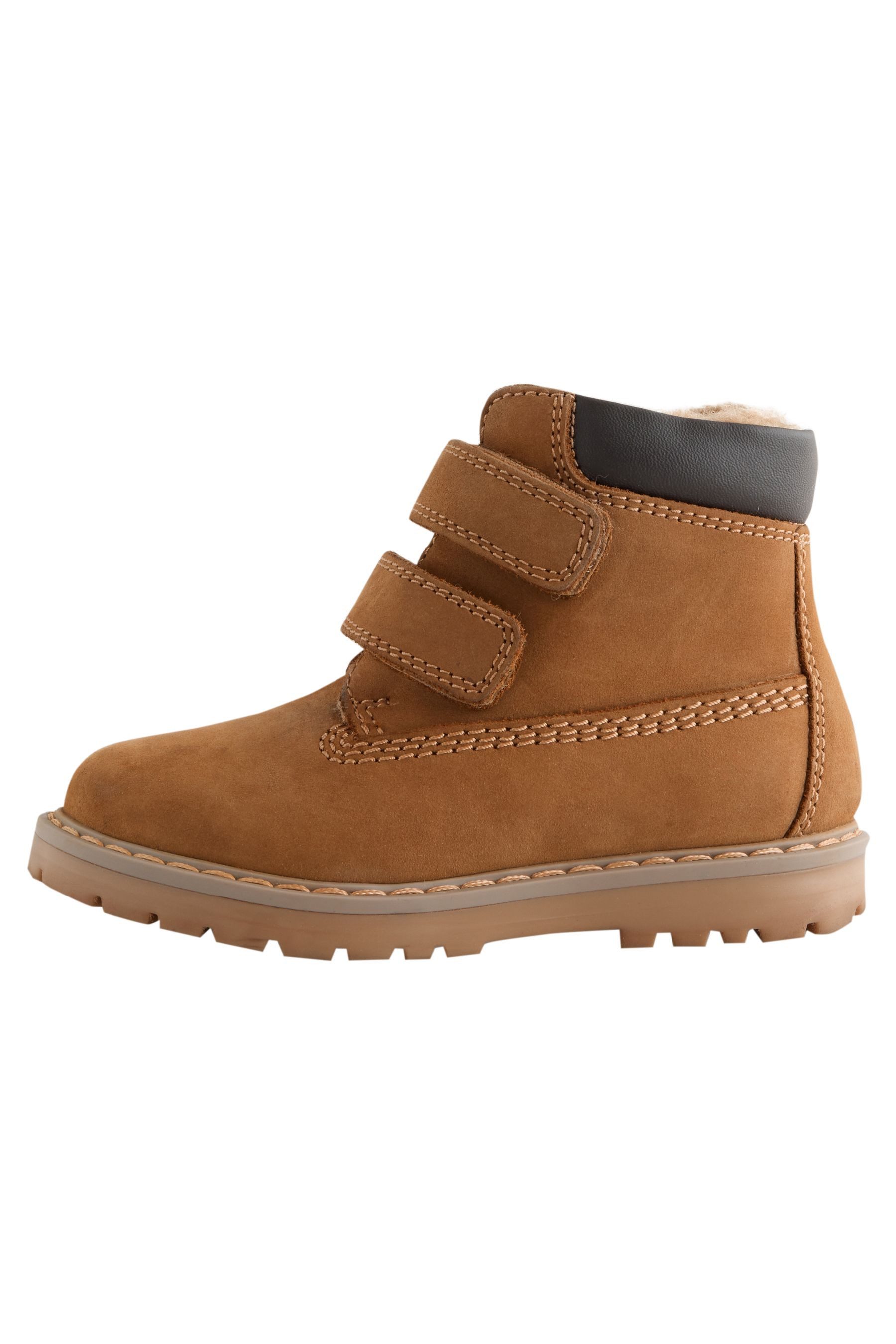 Next Warme Arbeitsstiefel Haftverschluss Weite Passform Stiefelette