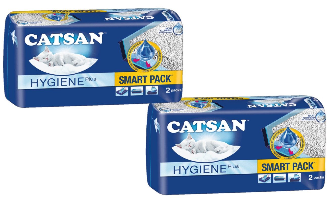 Katzenstreu Hygiene Plus SMART PACK 2 x 4L (16L)