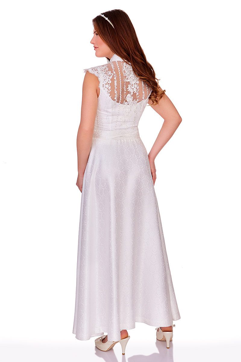 Alpenwahnsinn Dirndl Dirndl lang 2tlg. - TINDRA - offweiß