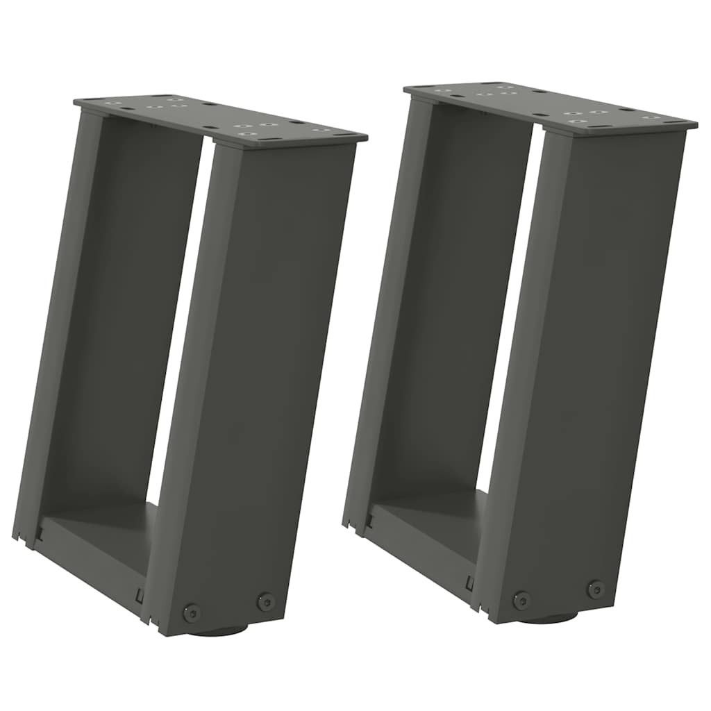 vidaXL Tischbein Couchtischbeine U-Form 2 Stk. günstig online kaufen