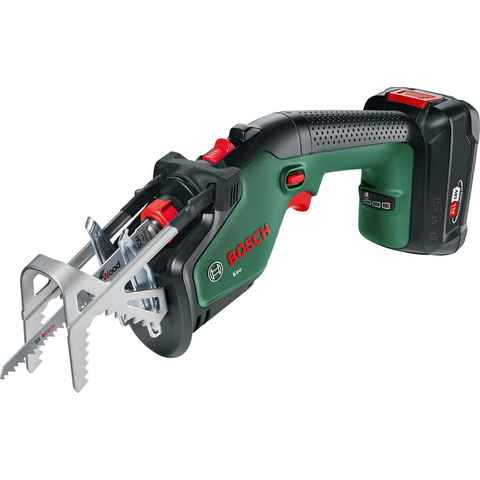 Bosch Home & Garden Akku-Säbelsäge Keo 18, mit Schweizer Präzisionsklinge, Akku 18V/2,0 Ah und Ladegerät