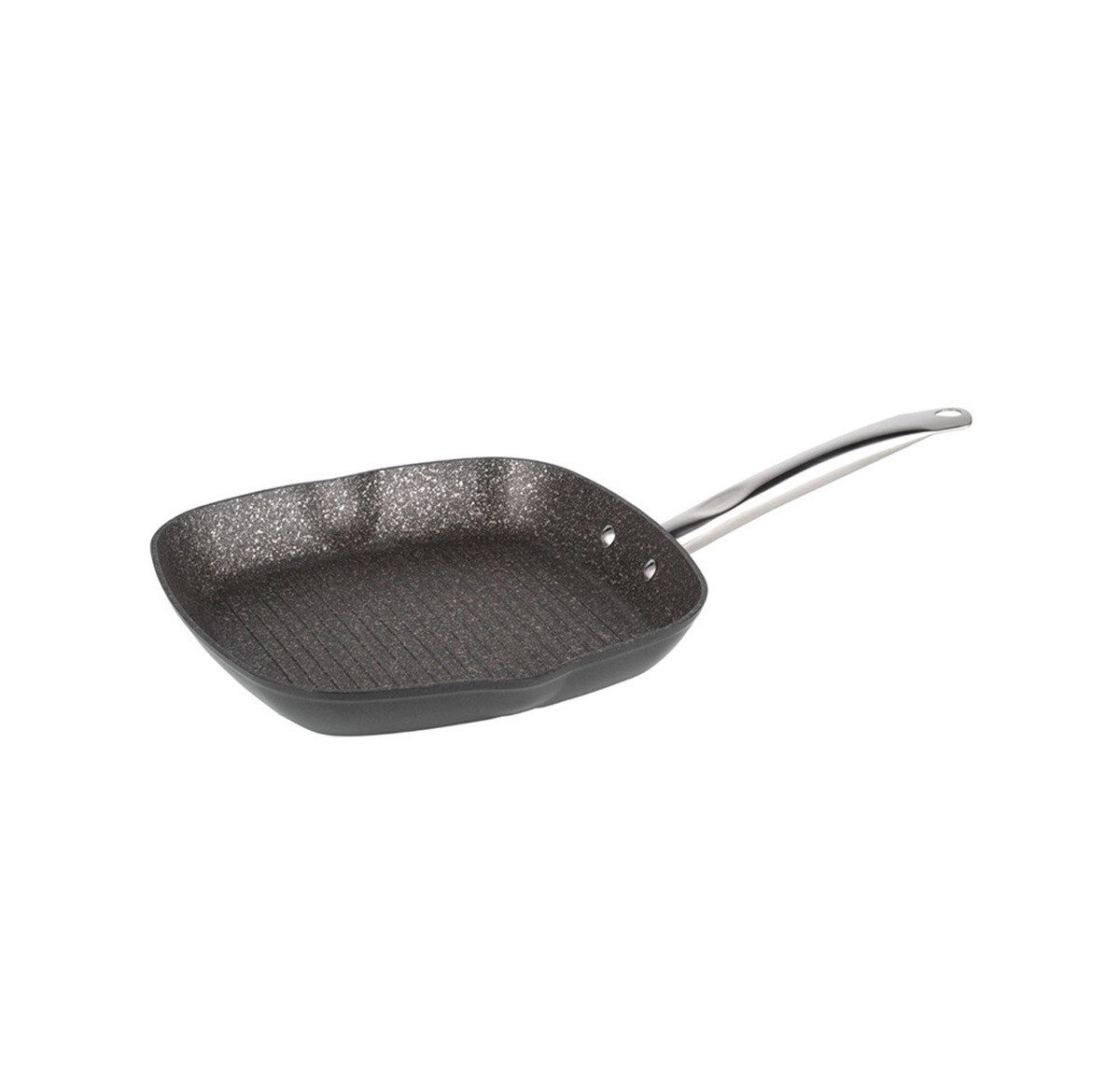 Michelino Grillpfanne Marie Pfanne mit Antihaftbeschichtung - 24 x 24 cm, Aluminium (1-tlg), Induktionsgeeignet, 24 x 24 cm