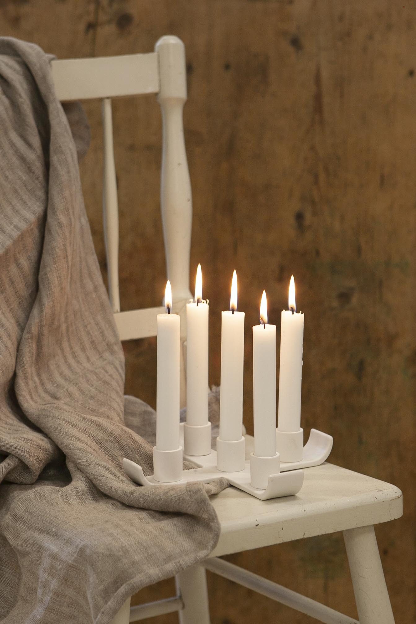 Storefactory Kerzenhalter Nye weiß