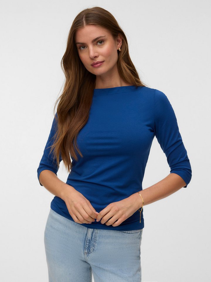 Vero Moda 3/4-Arm-Shirt VMPANDA MODAL 3/4 TOP JRS NOOS Baumwollmischung, regular fit