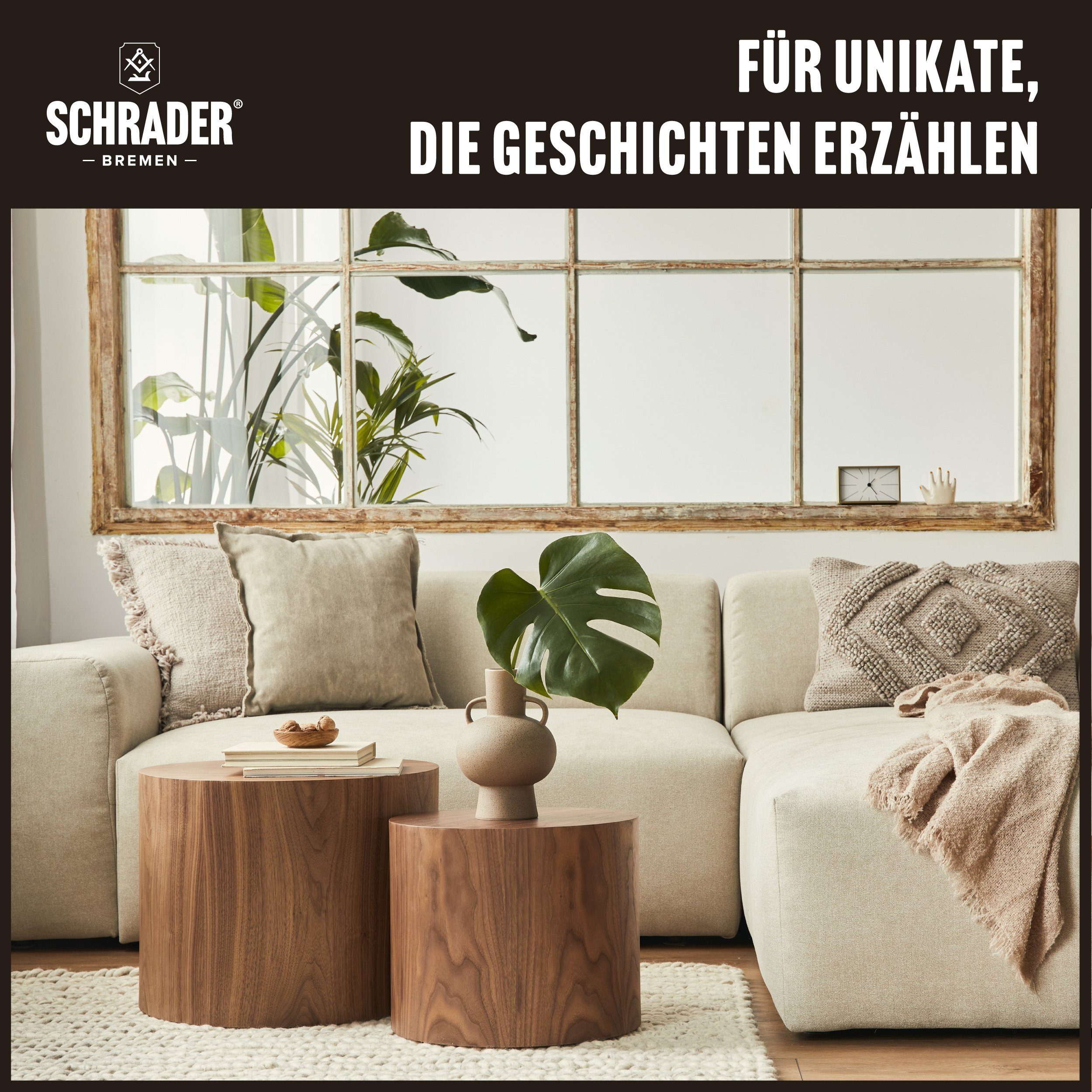 Hartwachsöl Schrader von Germany dreiteiliges Wachs 2x - - Holzmöbeln zur + Set, Baumwolltuch Holz Made Versiegelung in Pflege und