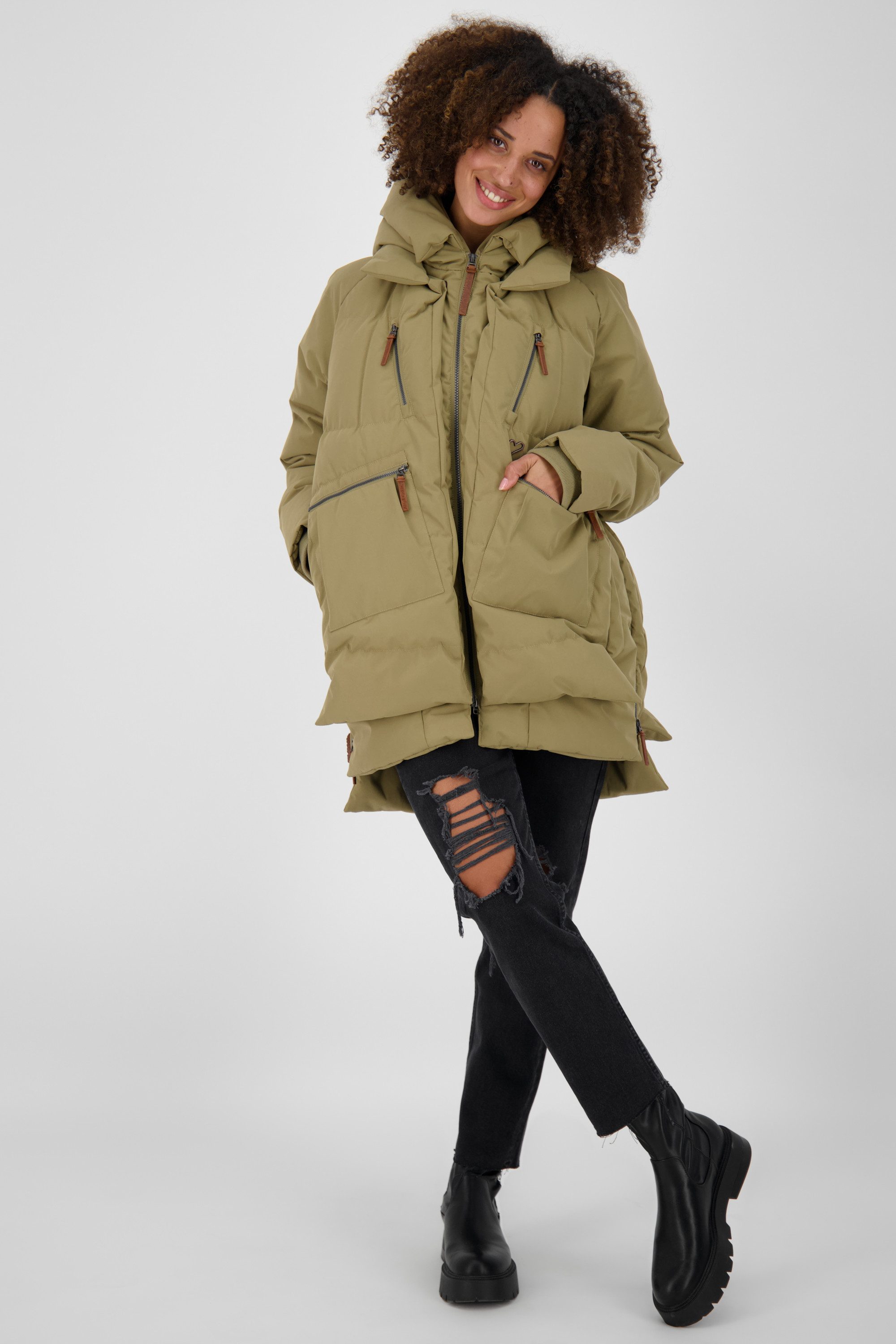 Alife & Kickin Steppjacke JuanitaAK Steppjacke Winterjacke Pufferjacket Steppmantel