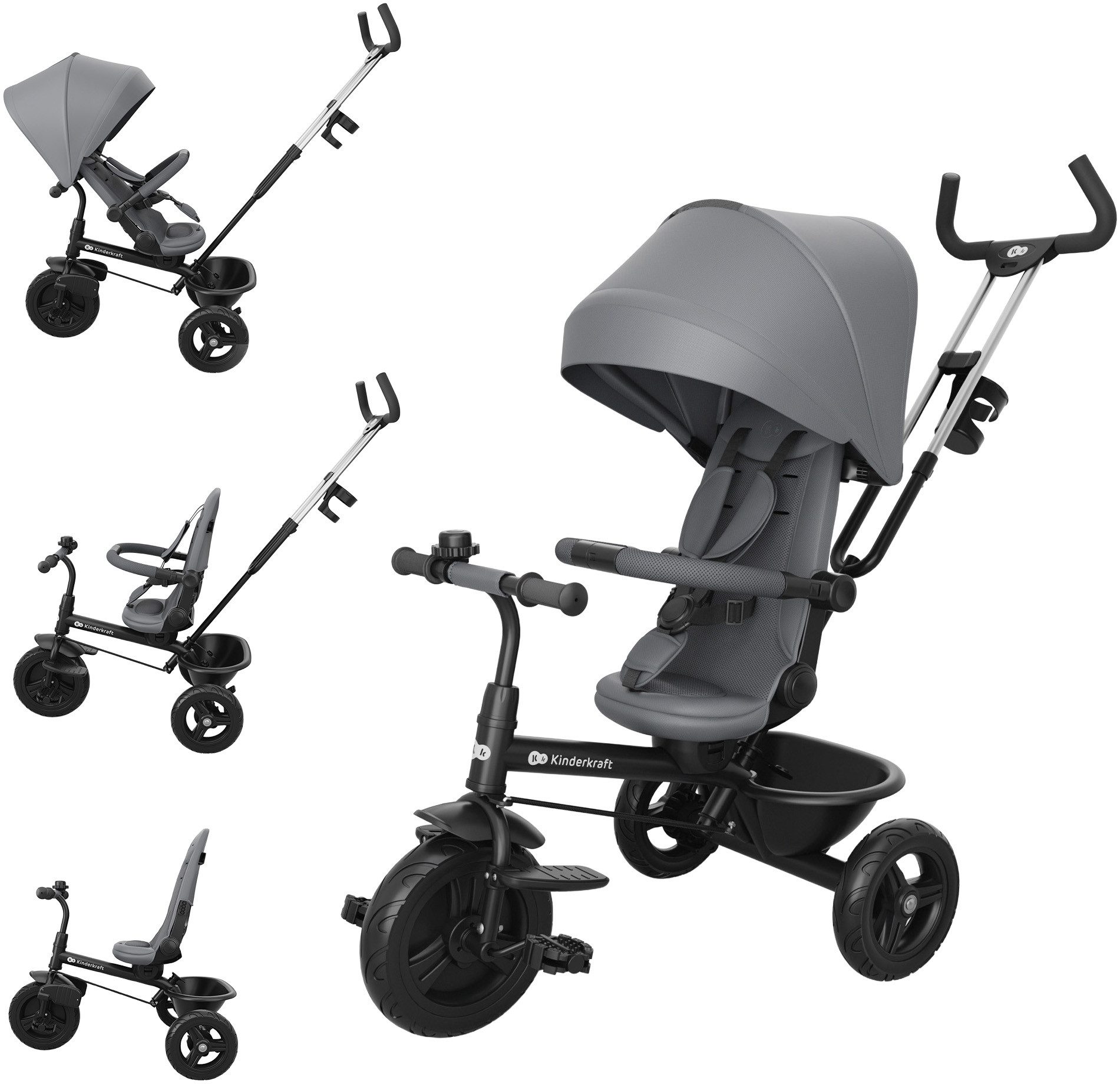 Kinderkraft Dreirad ASTON 2, mitwachsend