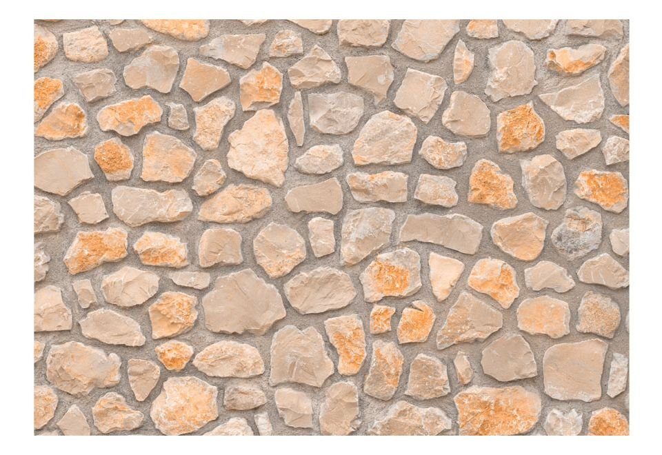 KUNSTLOFT Vliestapete Stone Age 1.5x1.05 m, Design halb-matt, lichtbeständige Tapete