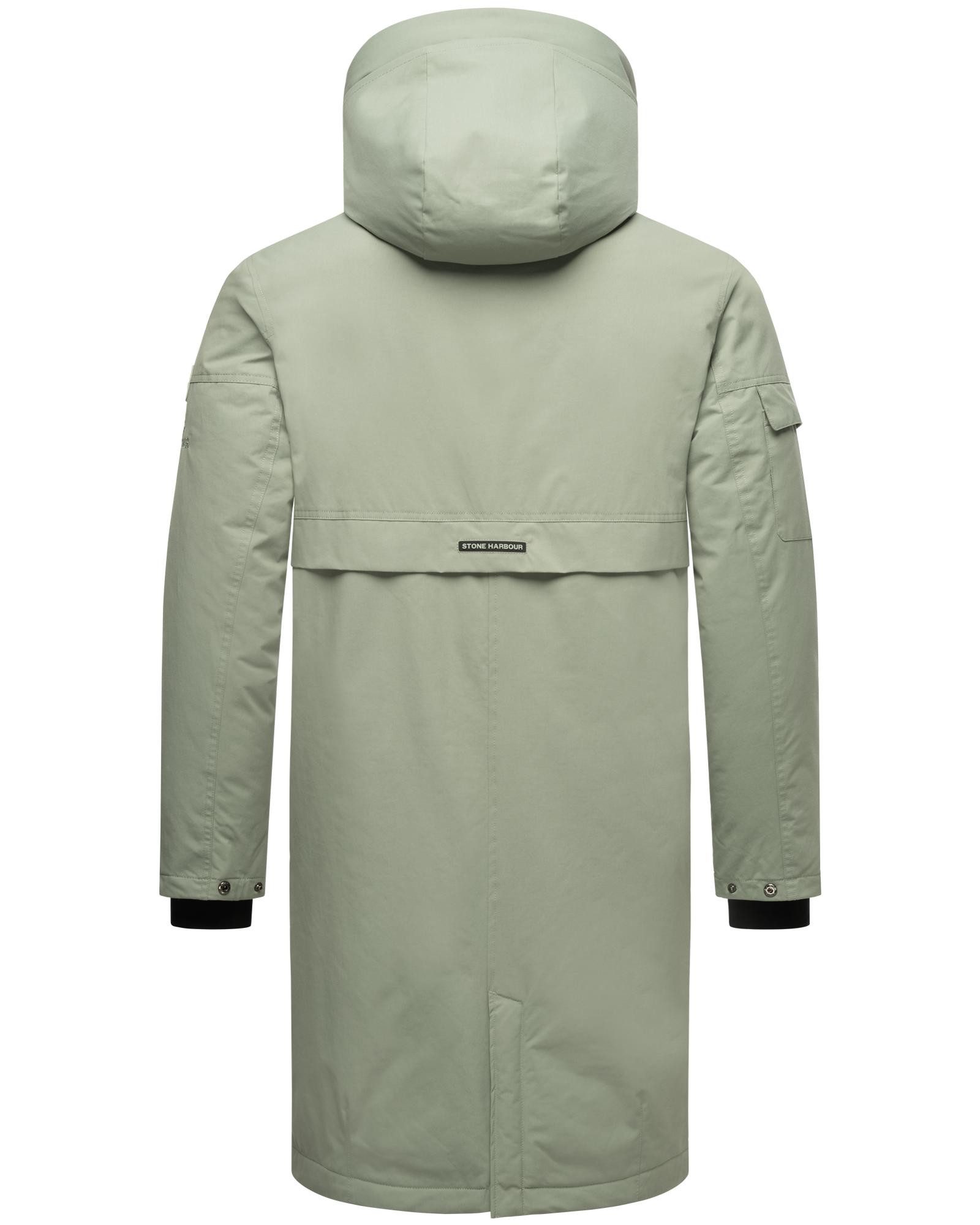 Stone Harbour Wintermantel Cyriaan XX Langer Herren Winterparka mit großen Eingrifftaschen