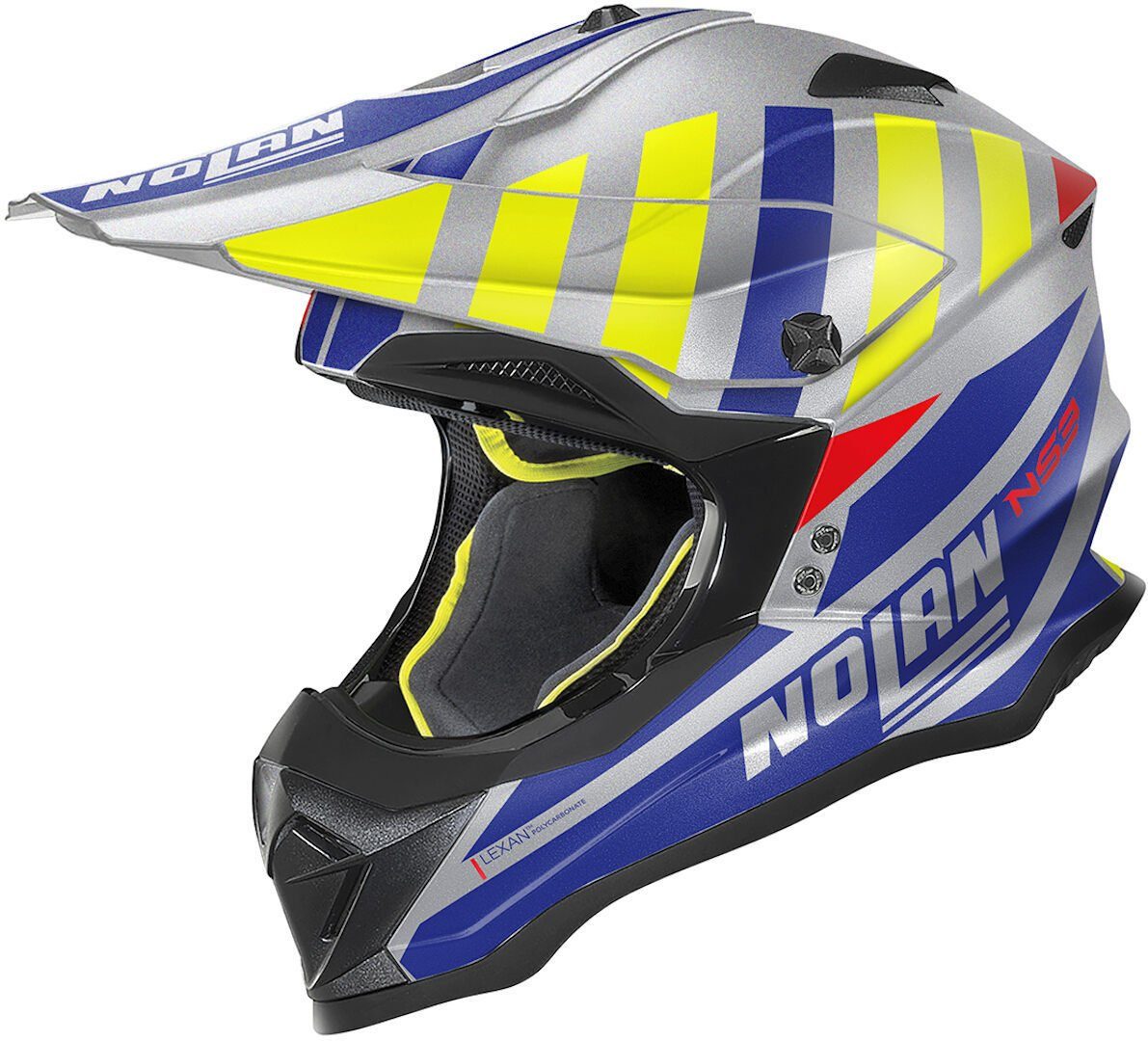 NOLAN Motocrosshelm N53 Cliffjumper Motocross Helm, Waschbar