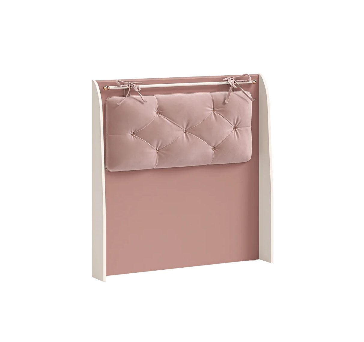 Möbel-Zeit Bett ELEGANCE Jugendbett – 100x200 / 120x200 cm – Altrosa & Roségold