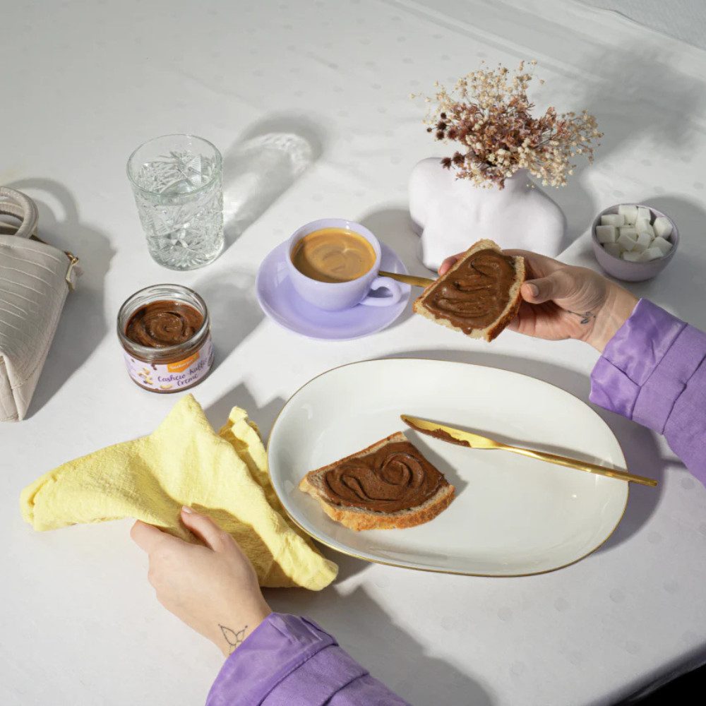 Seeberger Snacks Nussaufstrich Seeberger süße Nuss-Cremes - Mandel-Kokos & Cashew-Kaffee
