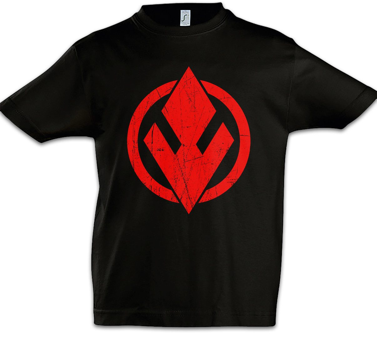 Print-Shirt Dark Star Eternal Crest Logo Kinder T-Shirt Krieg Sith Side Imperium