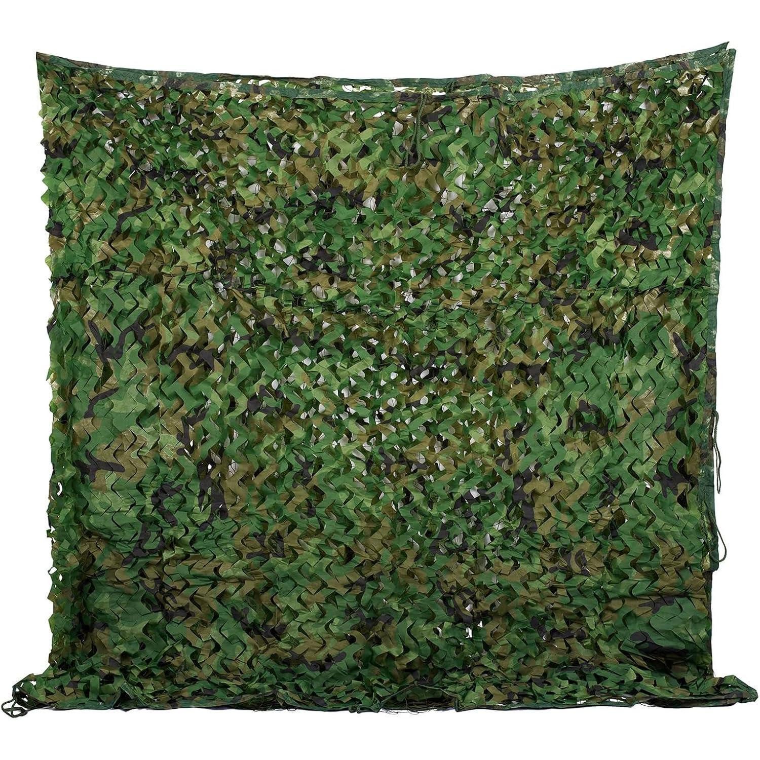 LuxusKollektion Balkonsichtschutz Tarnnetz Camouflage Jagd Wildcampen Outdoor Garten 4 × 4 M Woodland