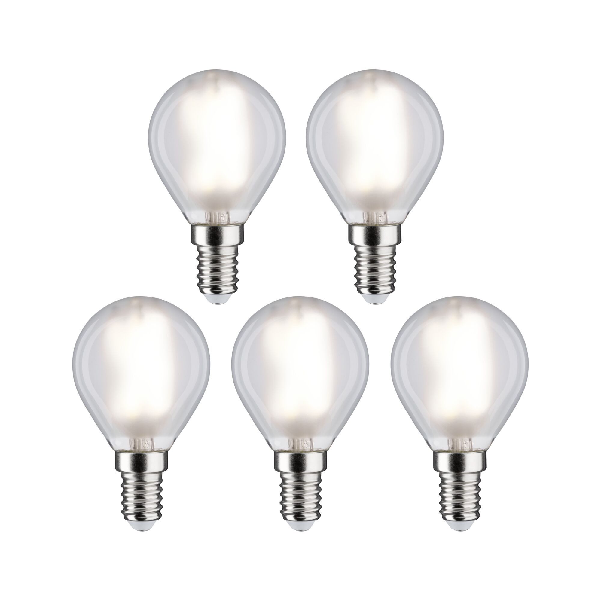 Paulmann LED-Leuchtmittel 5er Pack Tropfen 470lm 4000K matt 230V, E14, 5 St günstig online kaufen
