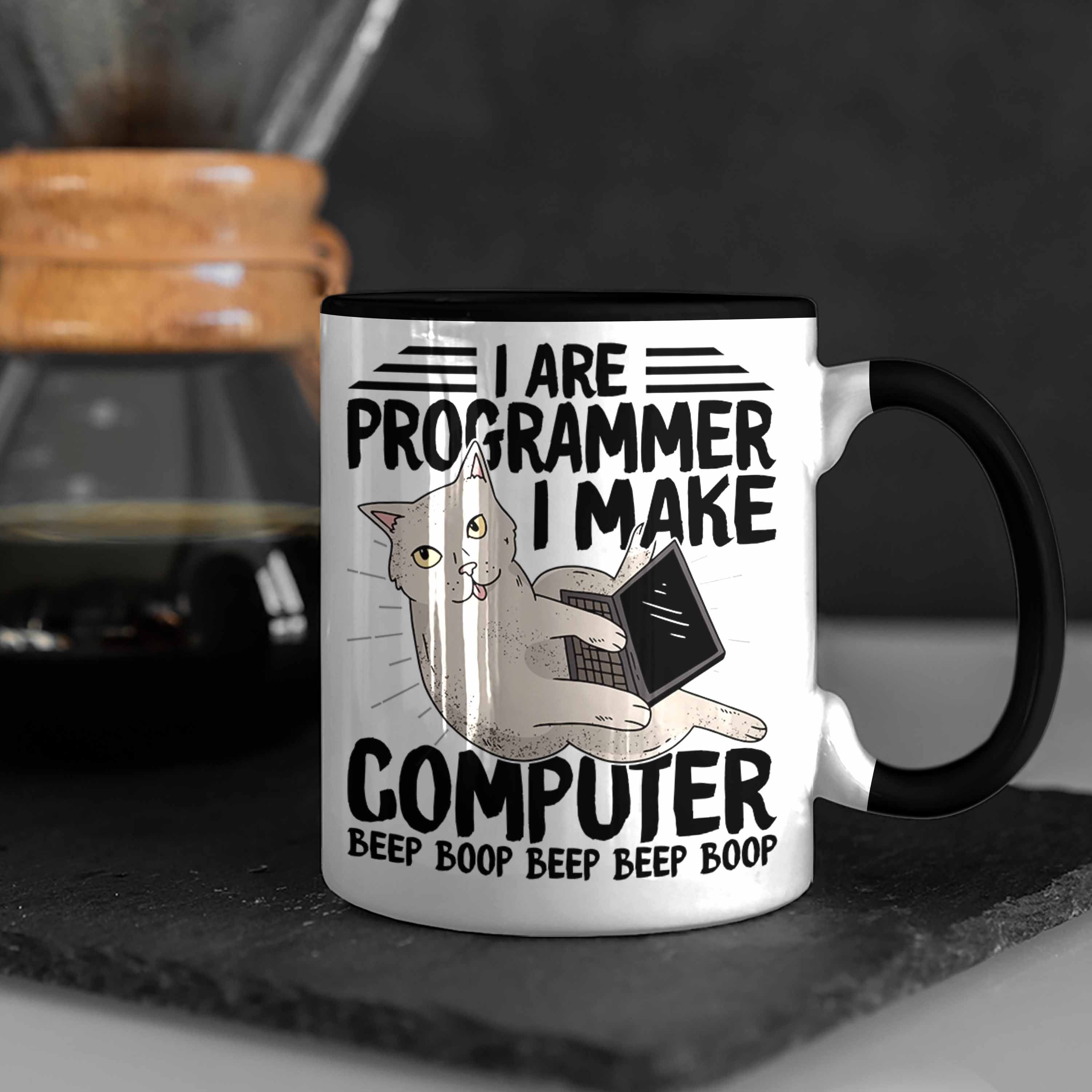 Coder Trendation Nerds Programmierer Schwarz Tasse Tasse Softwareentwickler Gesch für Geschenk