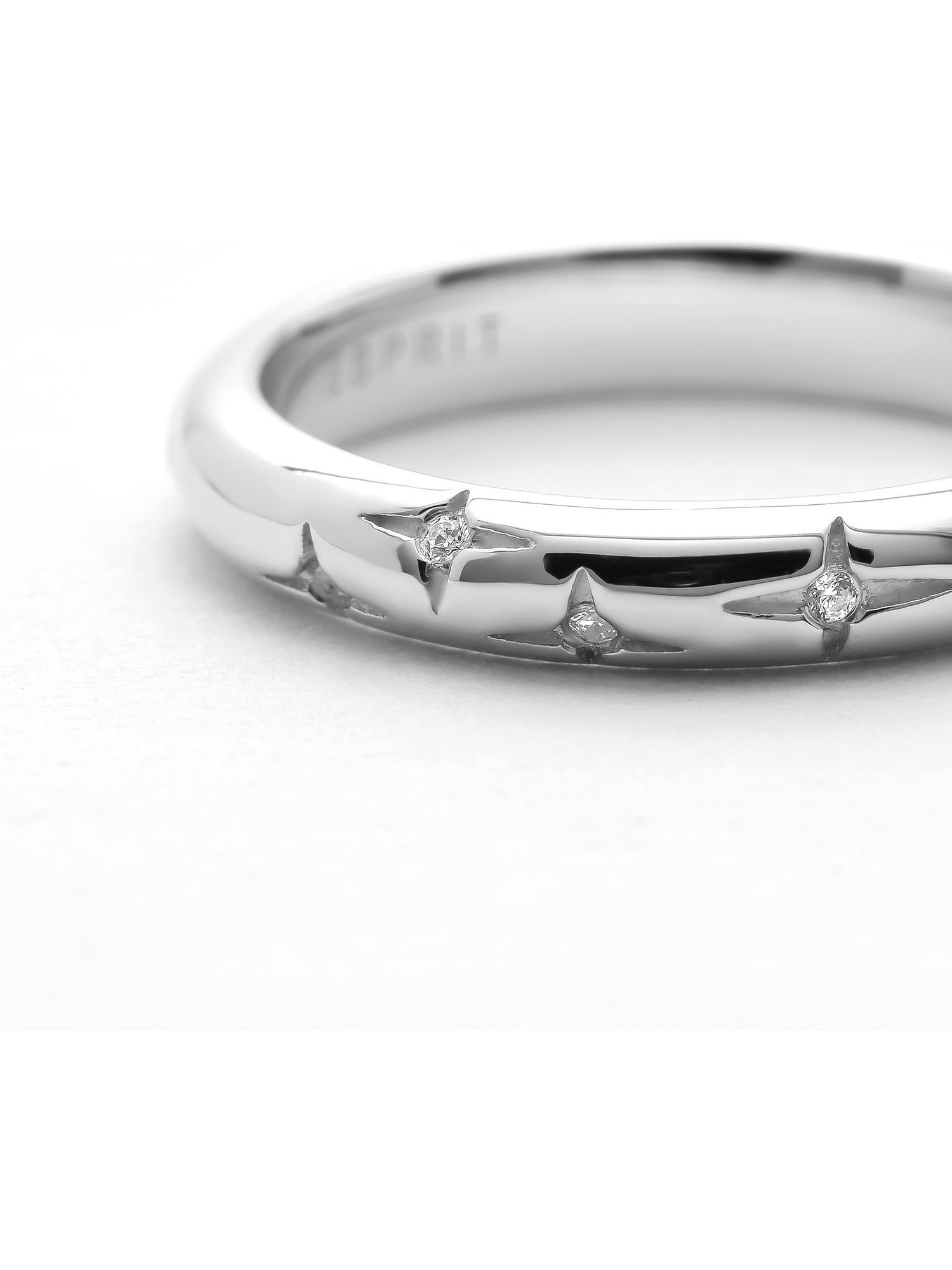 Esprit Silberring ESPRIT Damen-Damenring 925er Silber 13 Zirkonia, Zirkonia günstig online kaufen